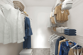 Spacious closets